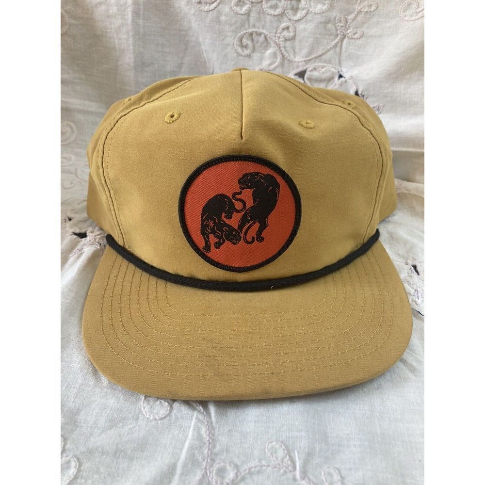 Richardson Outdoor Mustard Gold Adjustable Hat Patch SnapBack NWOT